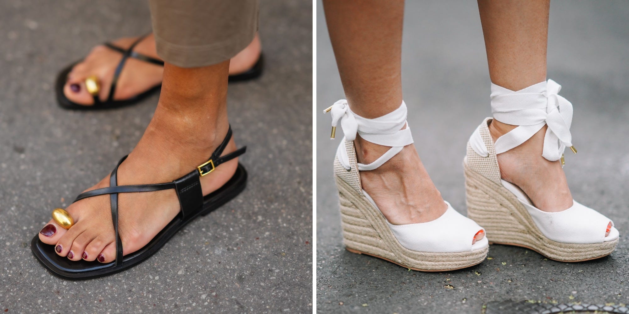 4 sandal trends that are in this summer and 4 that are out, according to stylists and designers
