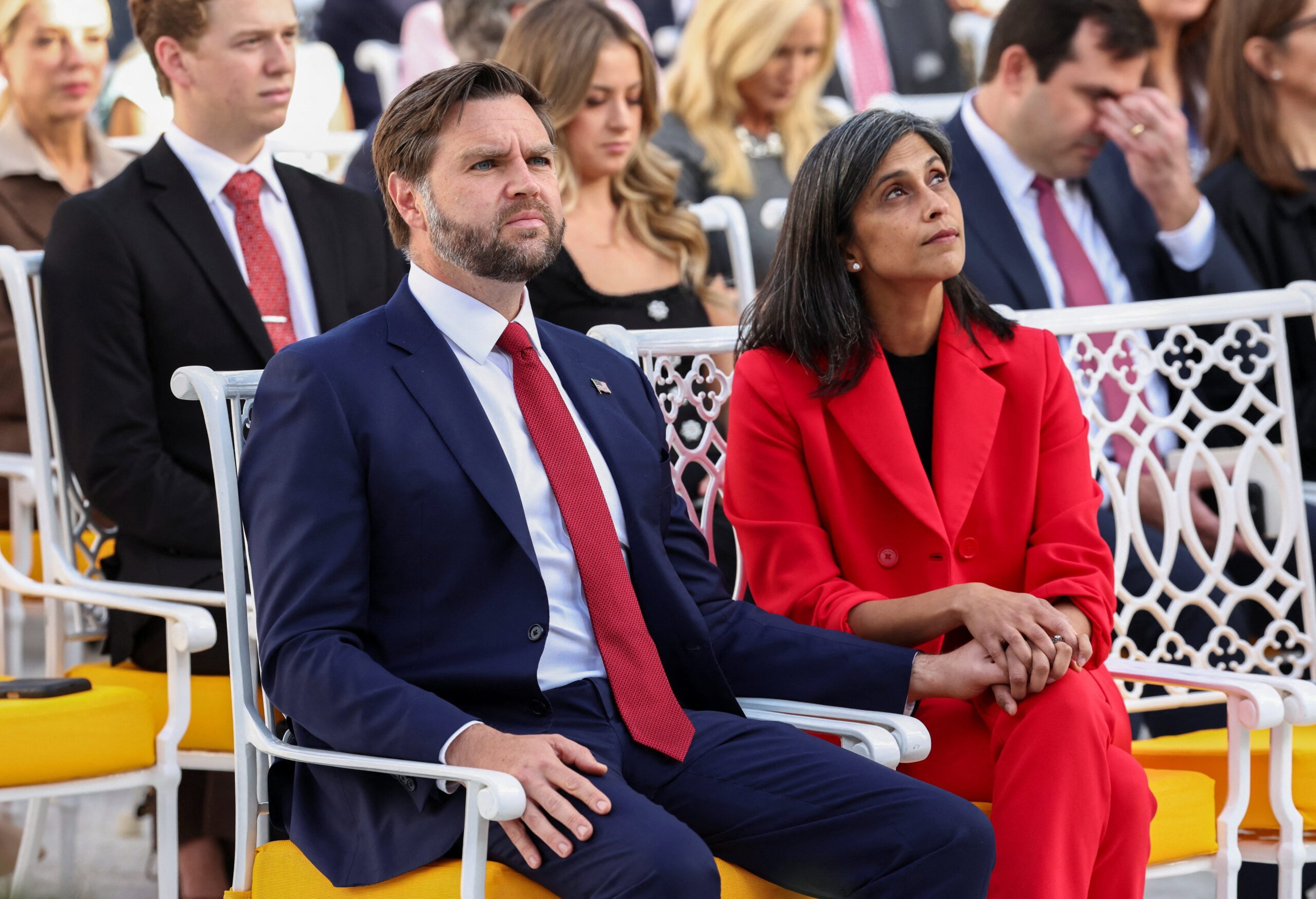 JD Vance's new memoir sheds light on his marriage to Usha Vance. Here's a timeline of their relationship.